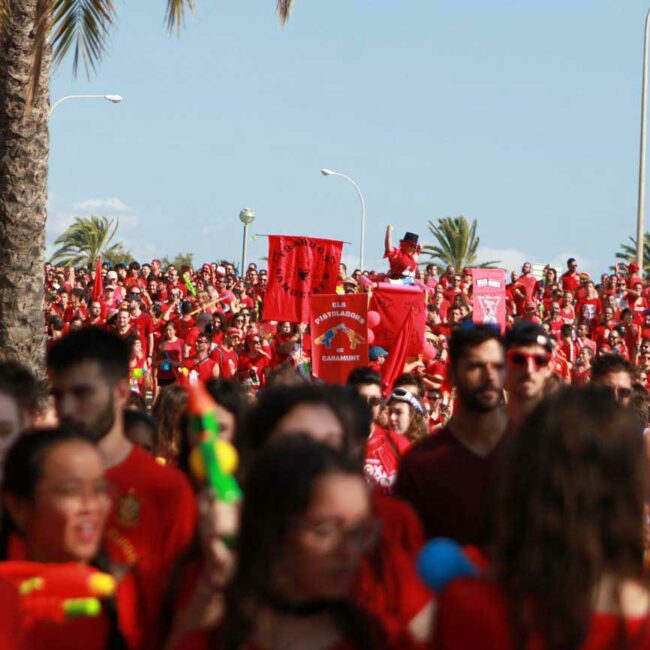 Canamunt arribant a la batalla